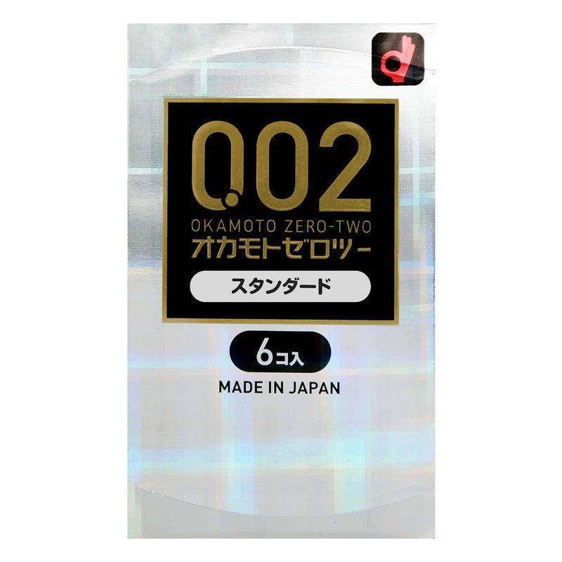 日本 Okamoto 岡本 薄度均一 0.02 (日本版) 6 片裝 PU 安全套