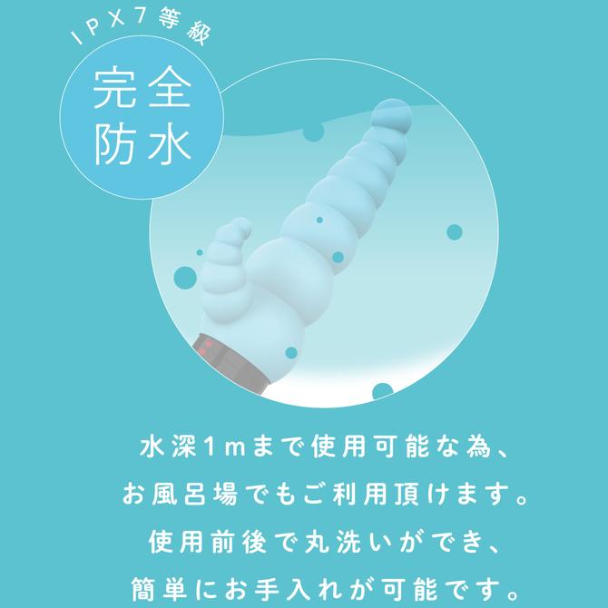 日本 PxPxP 完全防水 VIVIBE snowman G點刺激按摩棒 月白藍