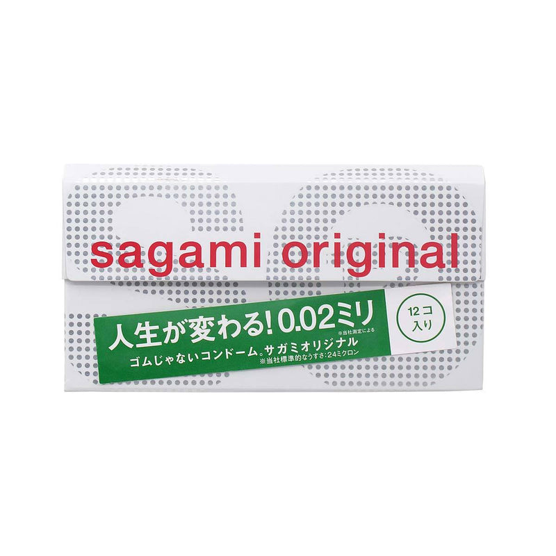 日本 Sagami Original 相模原創 0.02 (第二代) 12 片裝 PU 安全套