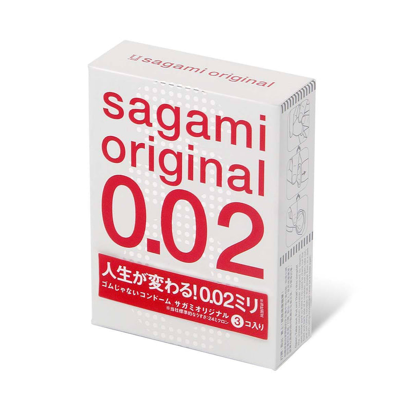 日本 Sagami Original 相模原創 0.02 (第二代) 3 片裝 PU 安全套
