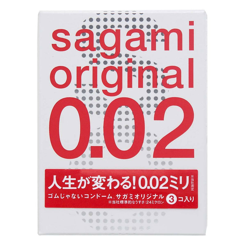日本 Sagami Original 相模原創 0.02 (第二代) 3 片裝 PU 安全套
