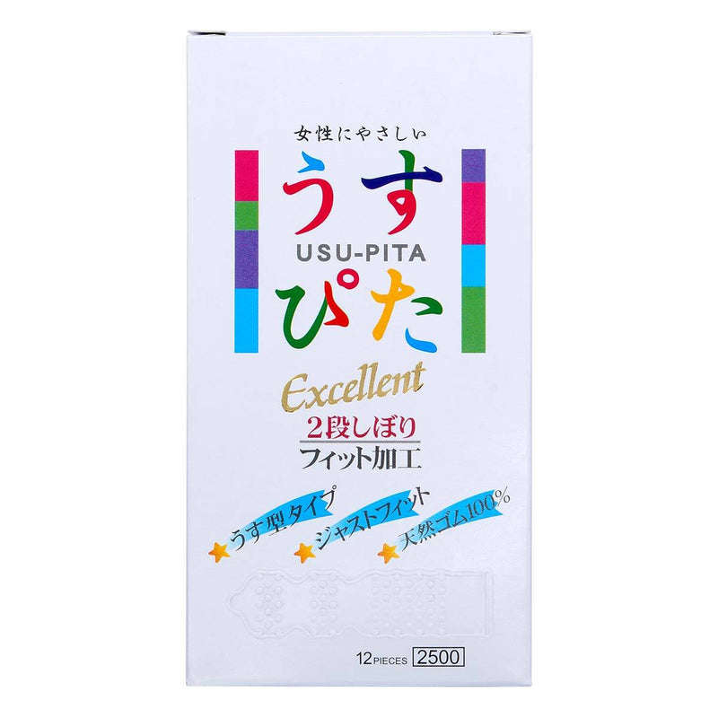 日本 Usu-Pita 卓越 2500 12 片裝 乳膠安全套 - 安全套 - Usu-Pita - 啱 feel | feelin&